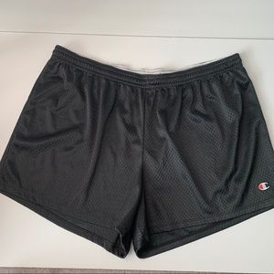 Champion Black Lined Mesh Athletic Shorts XL